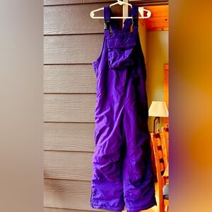 AQ ARCTIC QUEST Snow Pants Ski BIB Snow Pants purple Snowboarding Child Size 5-6
